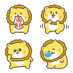Cute lion emoji 3 – LINE Emoji | LINE STORE