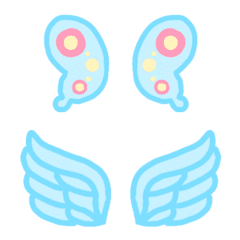 20 wings colorful emoji