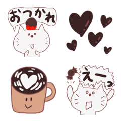 Chocolate cat emoji