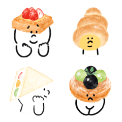 パンさんの絵文字 vol.4〜菓子パン