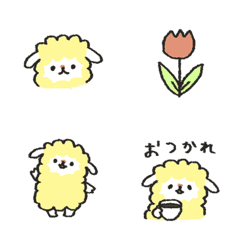 Loose and Fluffy Sheep Emoji