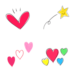 Various hearts and stars.