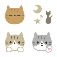 13 color cat emoji