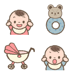 赤ちゃん Emojilist Lineクリエイターズ絵文字まとめサイト