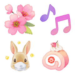 Watercolor Emoji - Spring (JP)