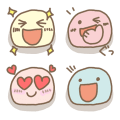 Dripping Slime Emoji (pastel colors)
