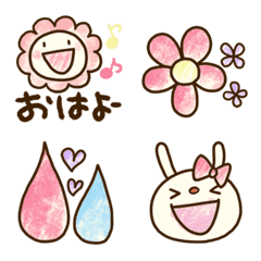 Pastel Forecast rabbit Emoji
