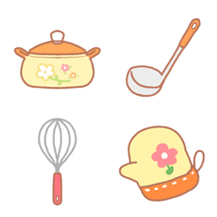 Cute kitchen miscellaneous goods emoji