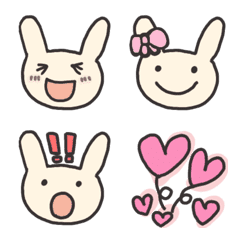 White rabbit Emoji syocomi