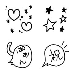 Simple hand-drawn Emoji no.2