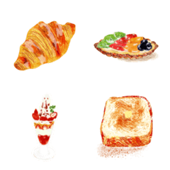 Delicious ! Bread and sweets Emoji