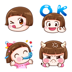 Happy girl-emoji