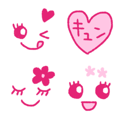 simple pink lovely Emoji