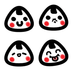 Onigiri Face and Simple Emoji