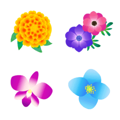 Colorful Happy Flowers