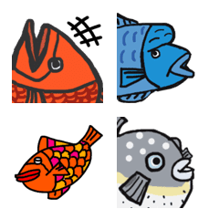 fish emoji surreal