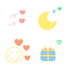 simple colorful adult emoji