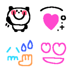 Old school deco emoji