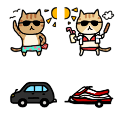 Cars and marine sports summer Emoji
