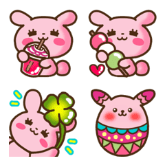 Spring rabbit Emoji