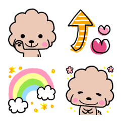 toy poodle vivi emoji 4