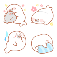 Fluffy seal emoji