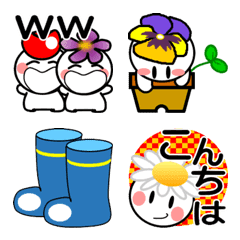 Little flower fairies(Emoji)spring