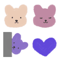 BANENA pastel bear emoji