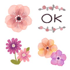 Adult woman Flower greeting Emoji2