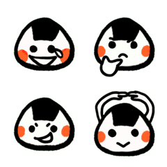 Emoji emosi Onigiri Part2