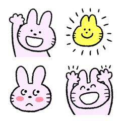 A cheerful rabbit Emoji