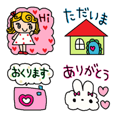 (Various emoji 133adult cute simple)