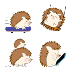 Fluffy hedgehog (emoji)