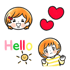 *Kure Yumeko* girl's color emoji 1