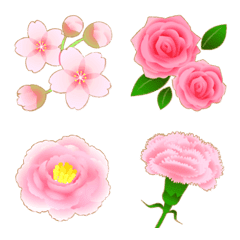 Pretty and Cute Flower Emoji