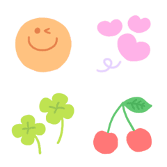 Kusumi color daily use greeting emoji