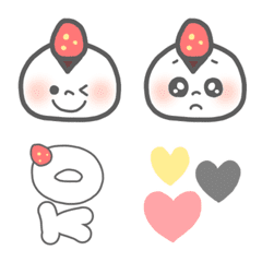 ichigo daifuku fuuchan & pastel emoji