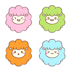 colorful sheep Emoji