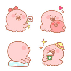 Fluffy octopus emoji