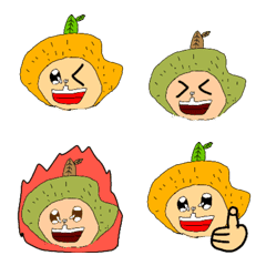 Nishino Mikan and Higashi Mikan emoji