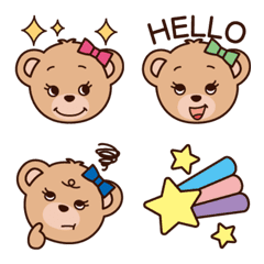 Emoji of cute bear!