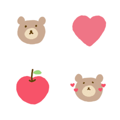 Cute Bears' & Simple Emoji
