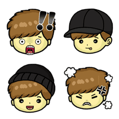 Various practical emoticons (boy version