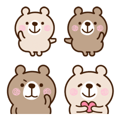 Emoji of Kuma-san