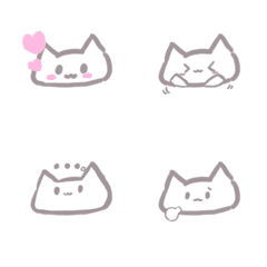 My White cat Emoji 1