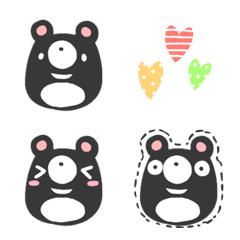 cute black bear