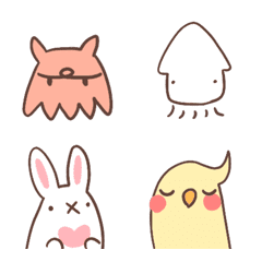 Kawaii animal emoji2