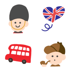 Kawaii British emoji