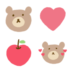 Cute Bears & Simple Emoji