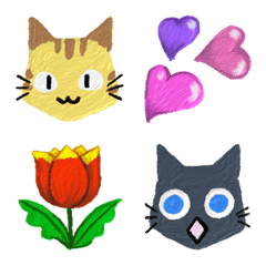 Cat face Emoji Vol.3 Oil painting
